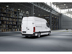 Paderborn NFZ Mercedes-Benz Sprinter Außenaufnahme Heckansicht