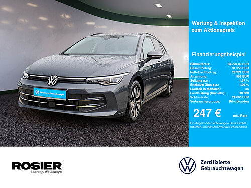 Menden Volkswagen Golf VIII Außenaufnahme