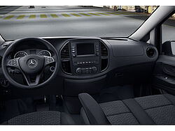 Paderborn NFZ Mercedes-Benz Vito Innenaufnahme Cockpit