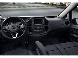 Paderborn NFZ Mercedes-Benz Vito Innenaufnahme Cockpit